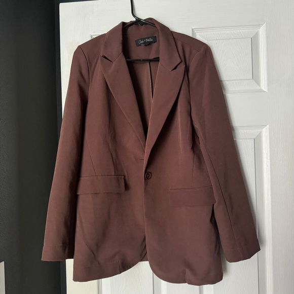 Oak and trellis one button blazer - Picture 2 of 3